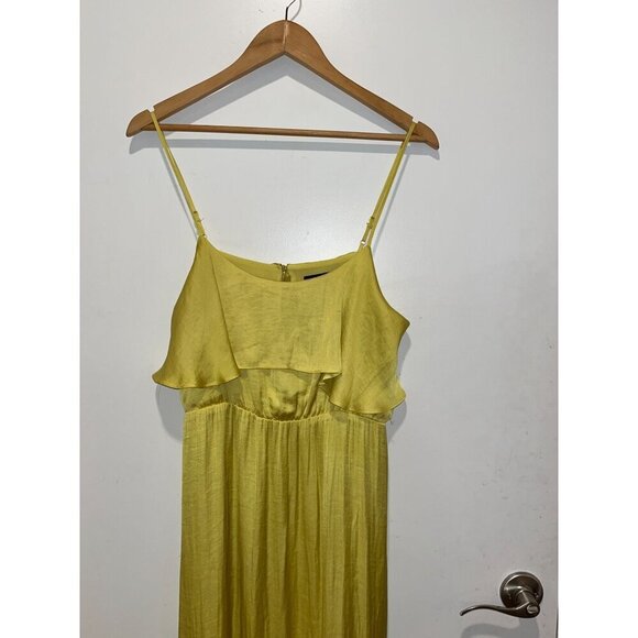 Bardot Light Summery Maxi Dress Yellow Size Women's Size L - Picture 4 of 9